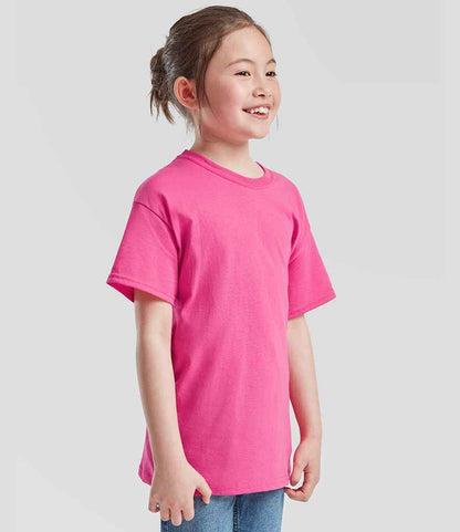 Fruit of the Loom Fruit of the Loom Kids Original T-Shirt Fuchsia