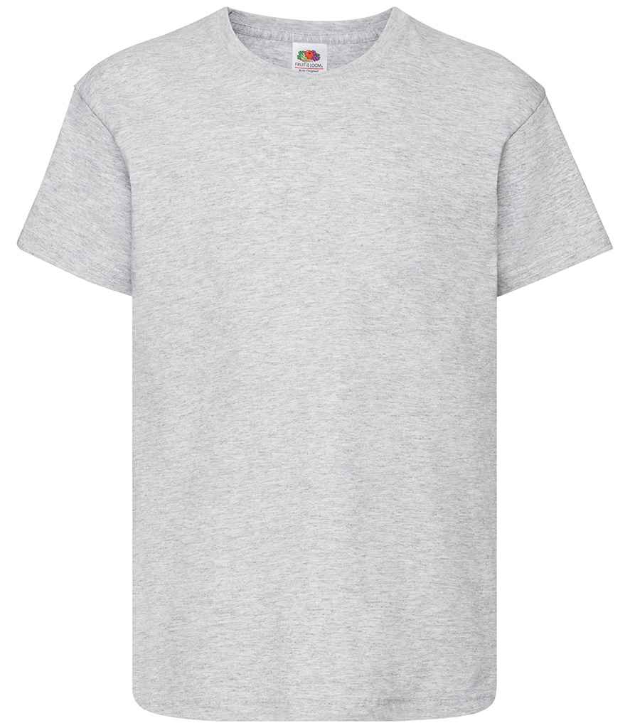 Fruit of the Loom Kids Original T-Shirt in Heather Grey