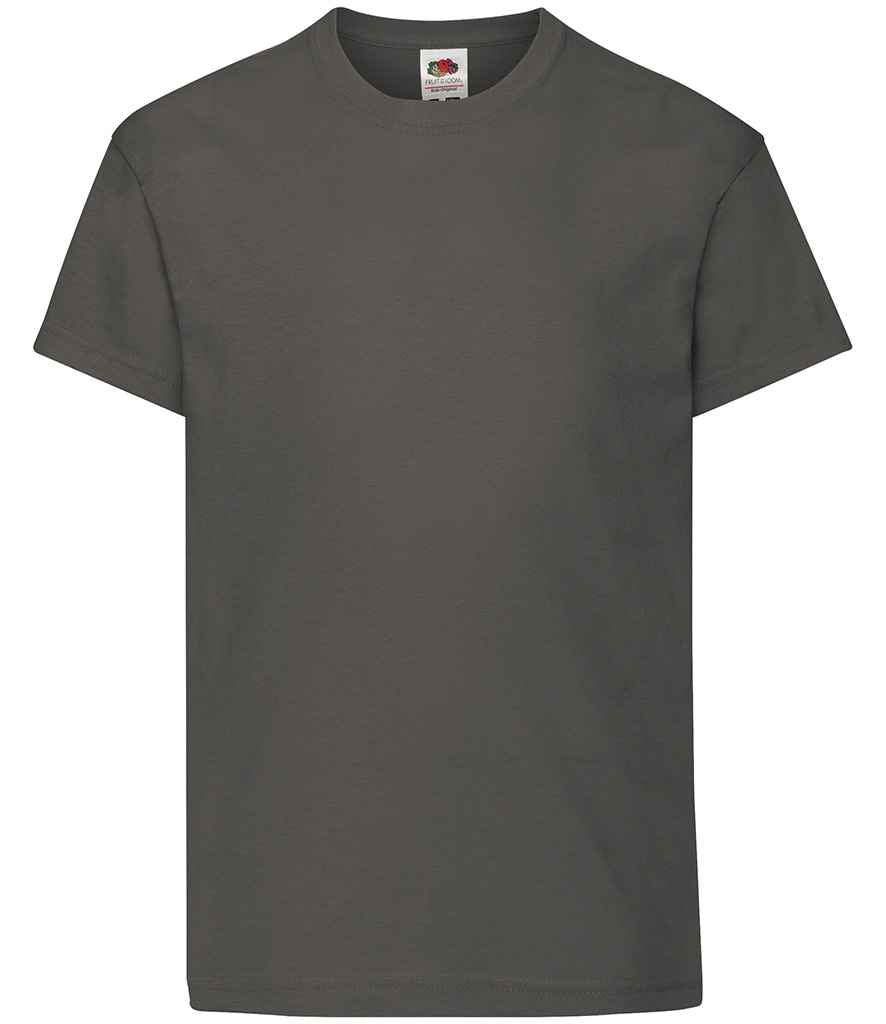 Fruit of the Loom Kids Original T-Shirt in Light Graphite