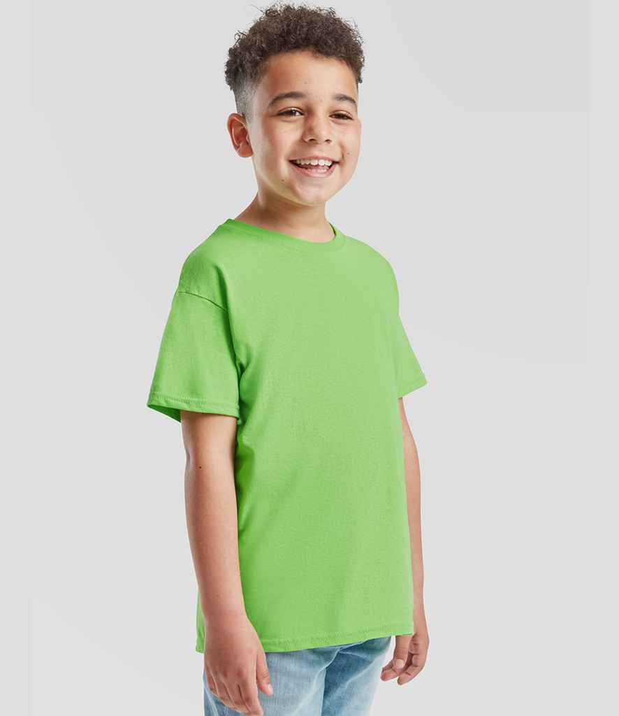 Fruit of the Loom Fruit of the Loom Kids Original T-Shirt Lime Green