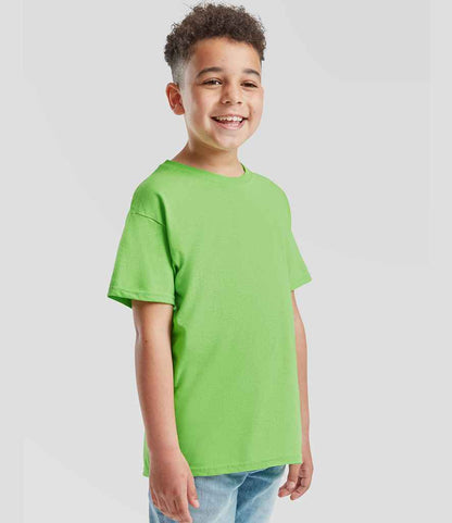 Fruit of the Loom Fruit of the Loom Kids Original T-Shirt Lime Green