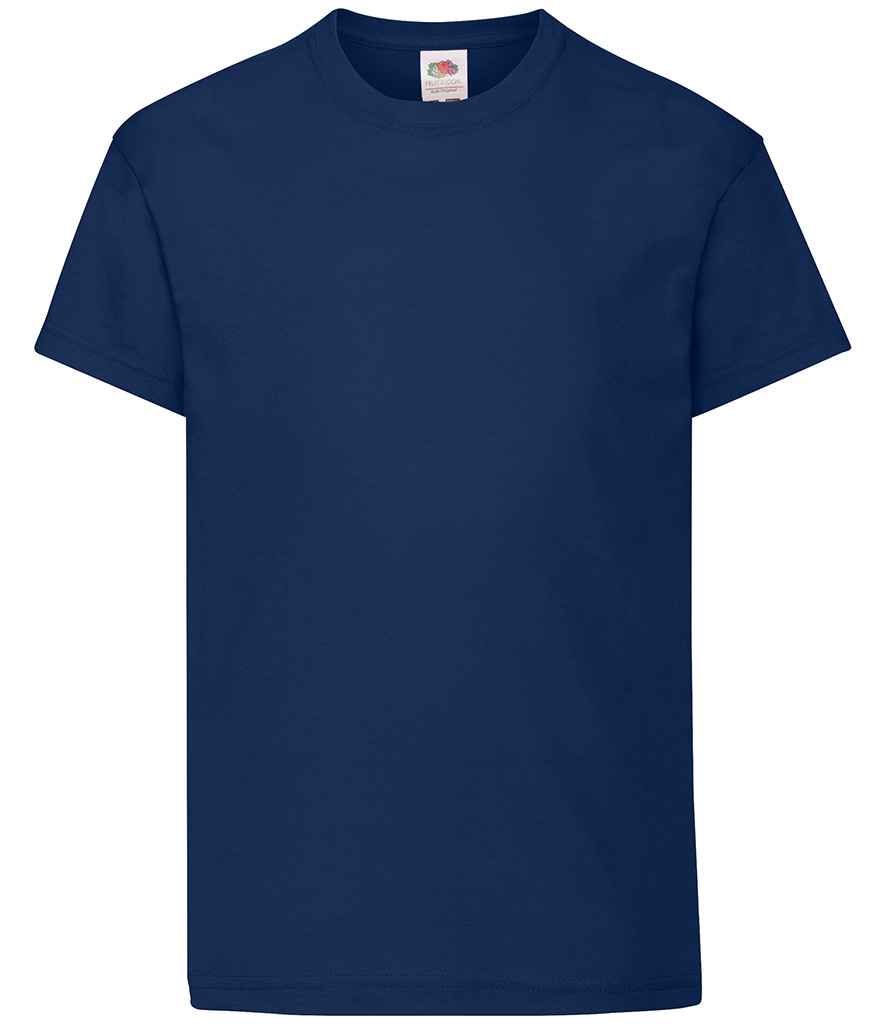 Fruit of the Loom Kids Original T-Shirt in Navy