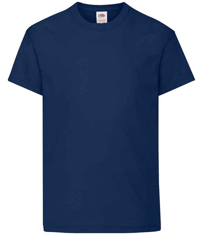 Fruit of the Loom Kids Original T-Shirt in Navy