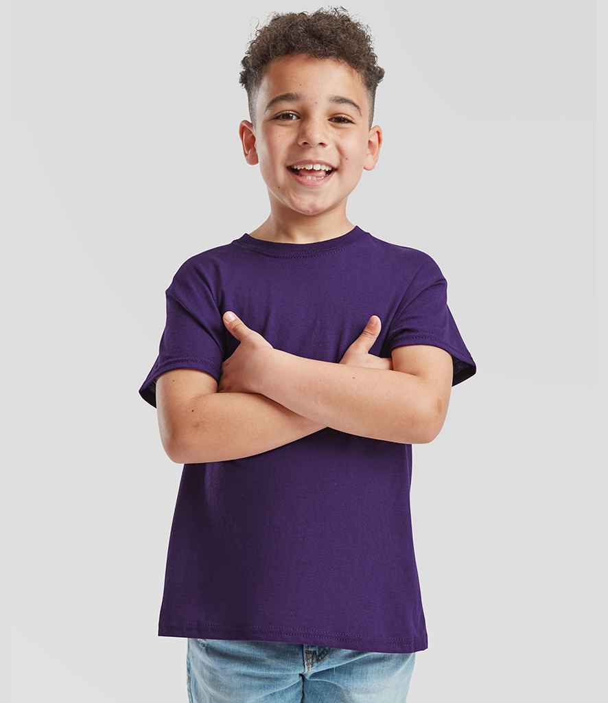 Fruit of the Loom Fruit of the Loom Kids Original T-Shirt Purple