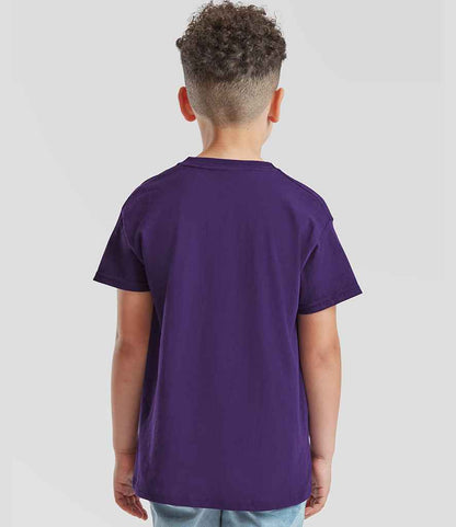 Fruit of the Loom Fruit of the Loom Kids Original T-Shirt Purple