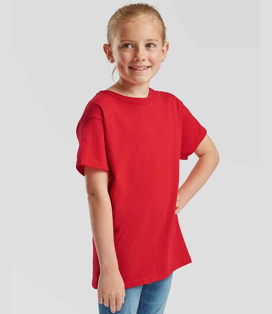 Fruit of the Loom Fruit of the Loom Kids Original T-Shirt Red