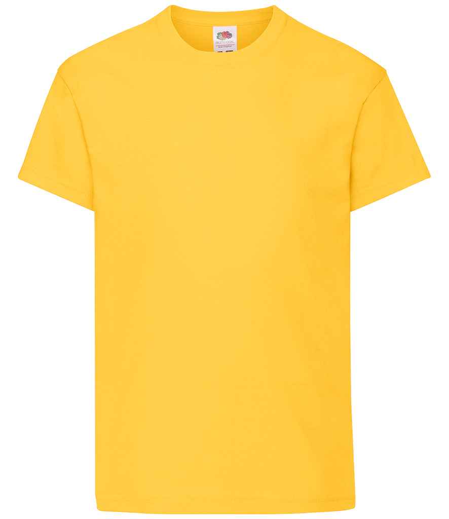 Fruit of the Loom Kids Original T-Shirt in Sunflower