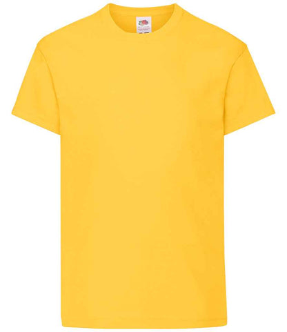 Fruit of the Loom Kids Original T-Shirt in Sunflower