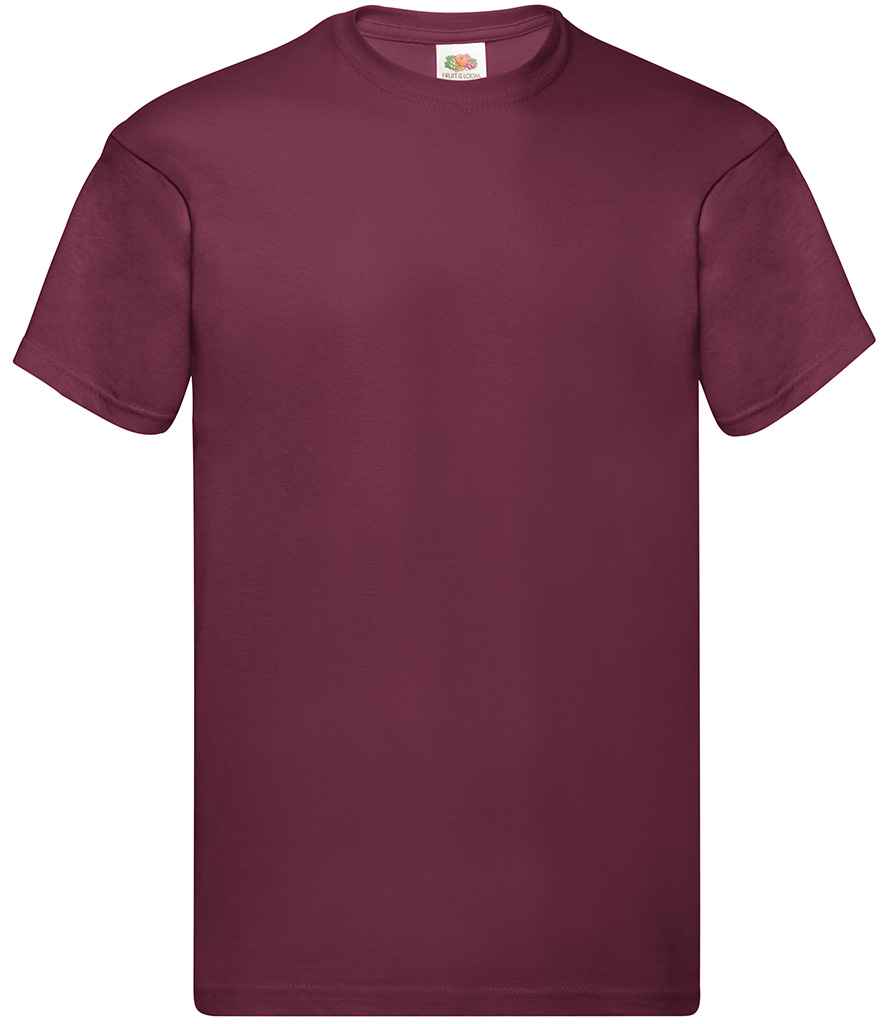 Fruit of the Loom Original T-Shirt in Burgundy