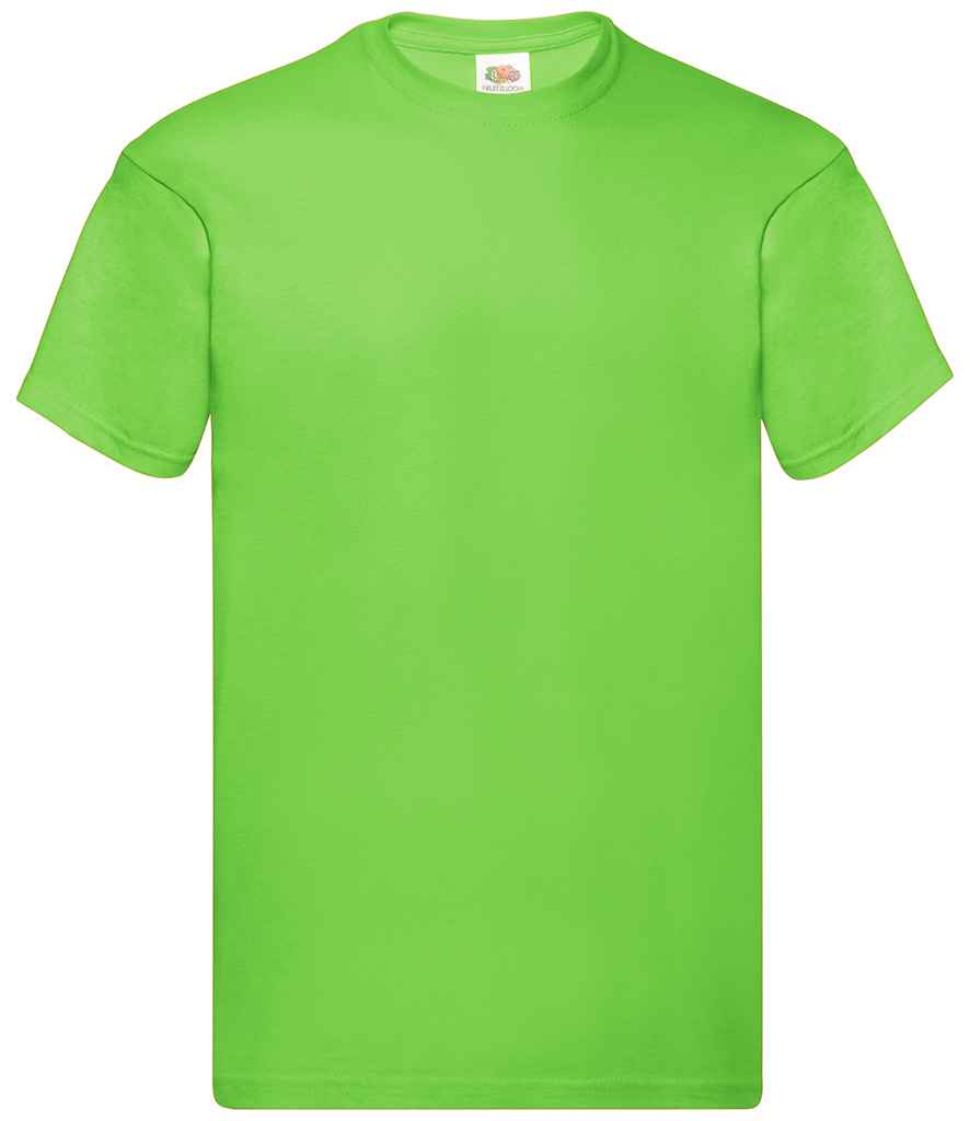 Fruit of the Loom Original T-Shirt in Lime Green