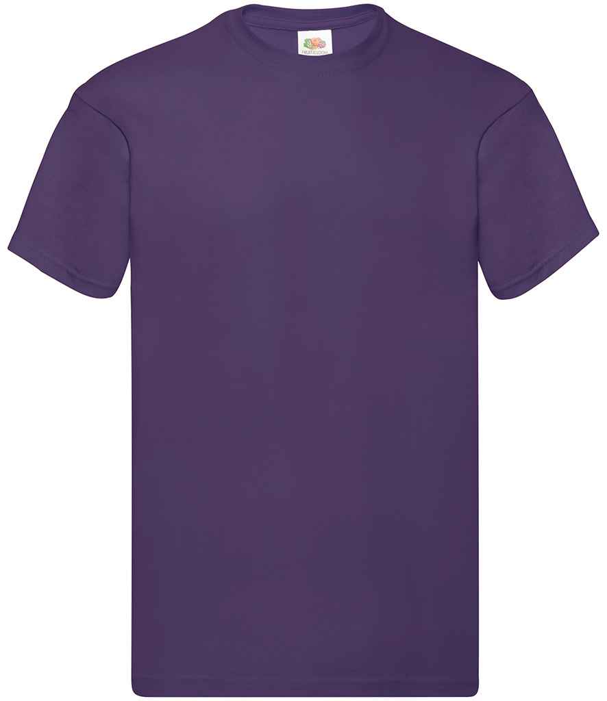 Fruit of the Loom Original T-Shirt in Purple