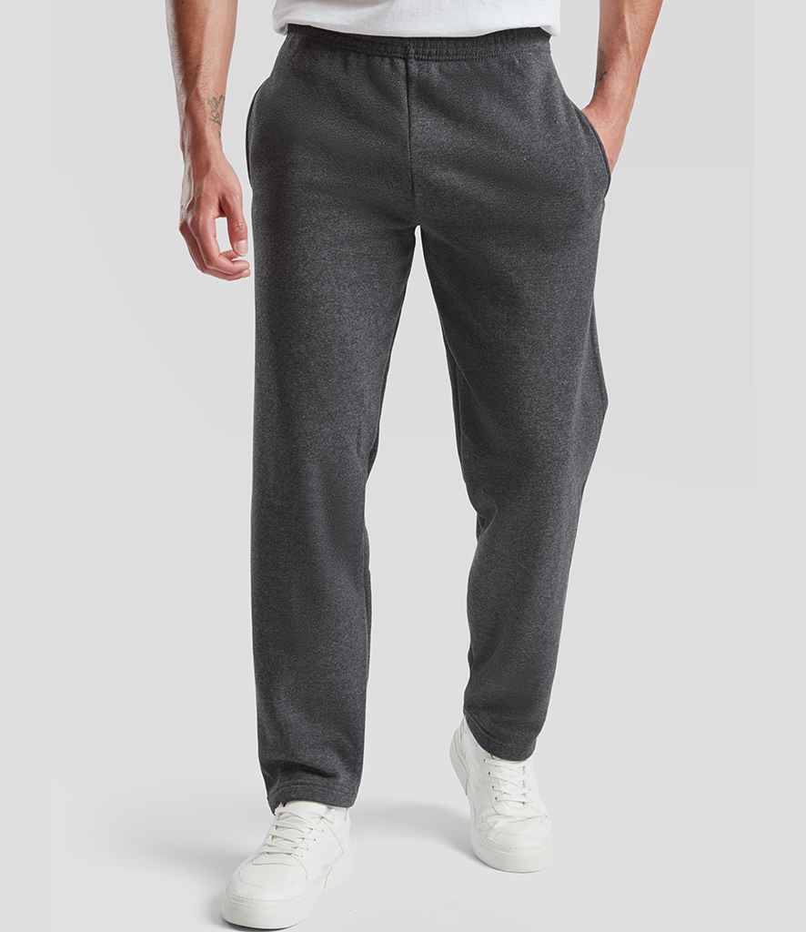 Fruit of the Loom Classic Open Hem Jog Pants - model image