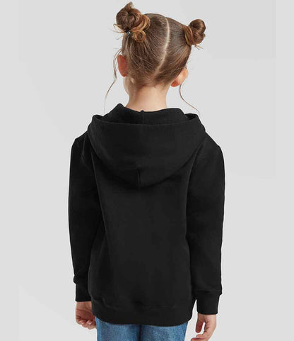 Fruit of the Loom Fruit of the Loom Kids Classic Hooded Sweatshirt Black