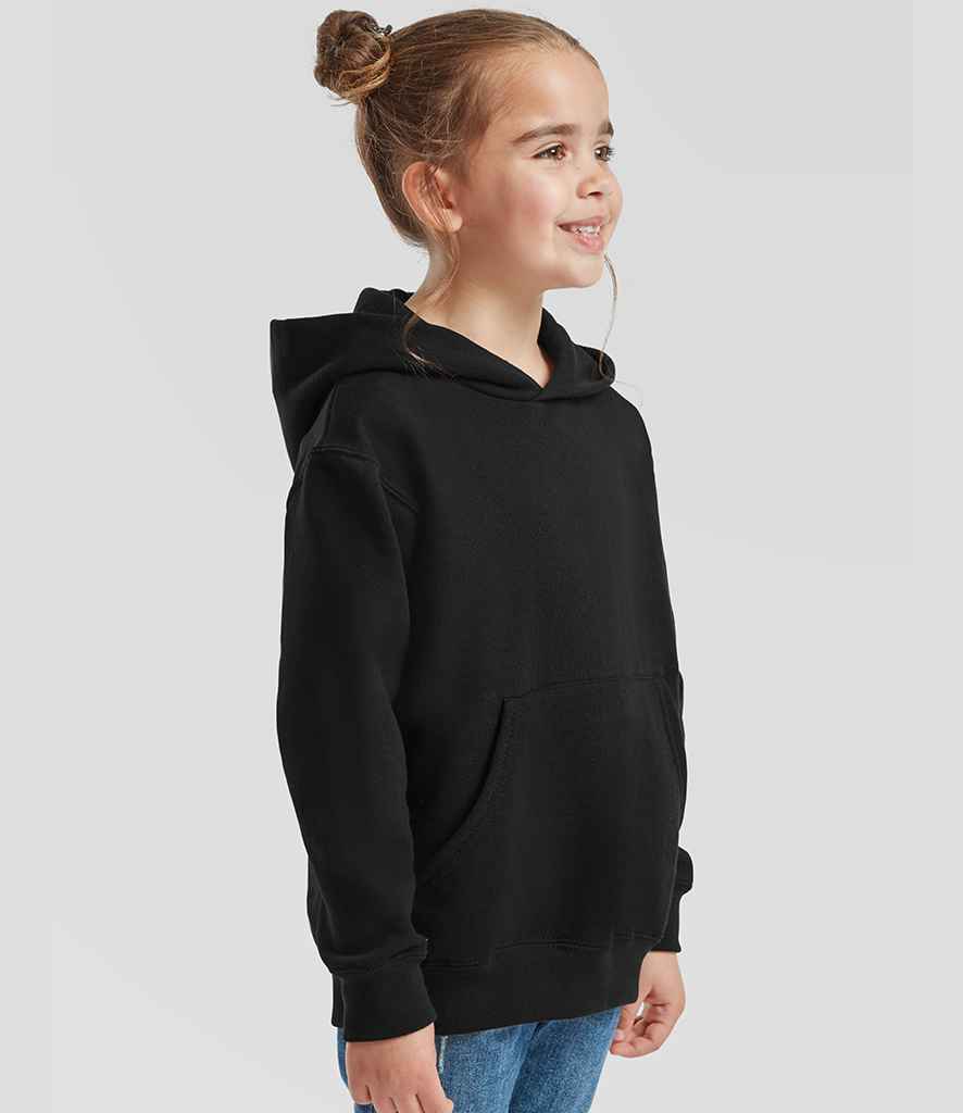 Fruit of the Loom Fruit of the Loom Kids Classic Hooded Sweatshirt Black
