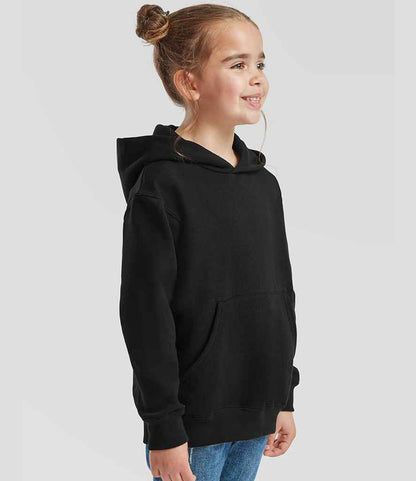 Fruit of the Loom Fruit of the Loom Kids Classic Hooded Sweatshirt Black