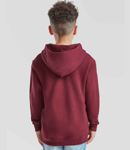 Fruit of the Loom Fruit of the Loom Kids Classic Hooded Sweatshirt Burgundy