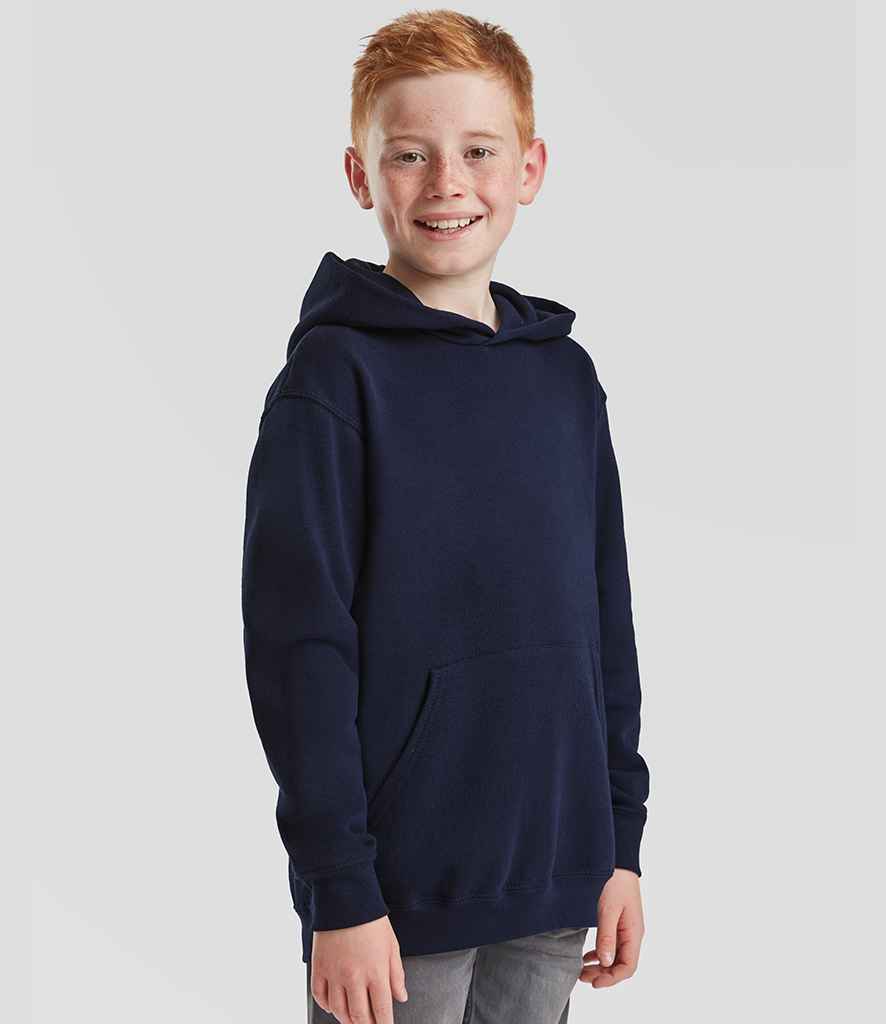 Fruit of the Loom Fruit of the Loom Kids Classic Hooded Sweatshirt Deep Navy