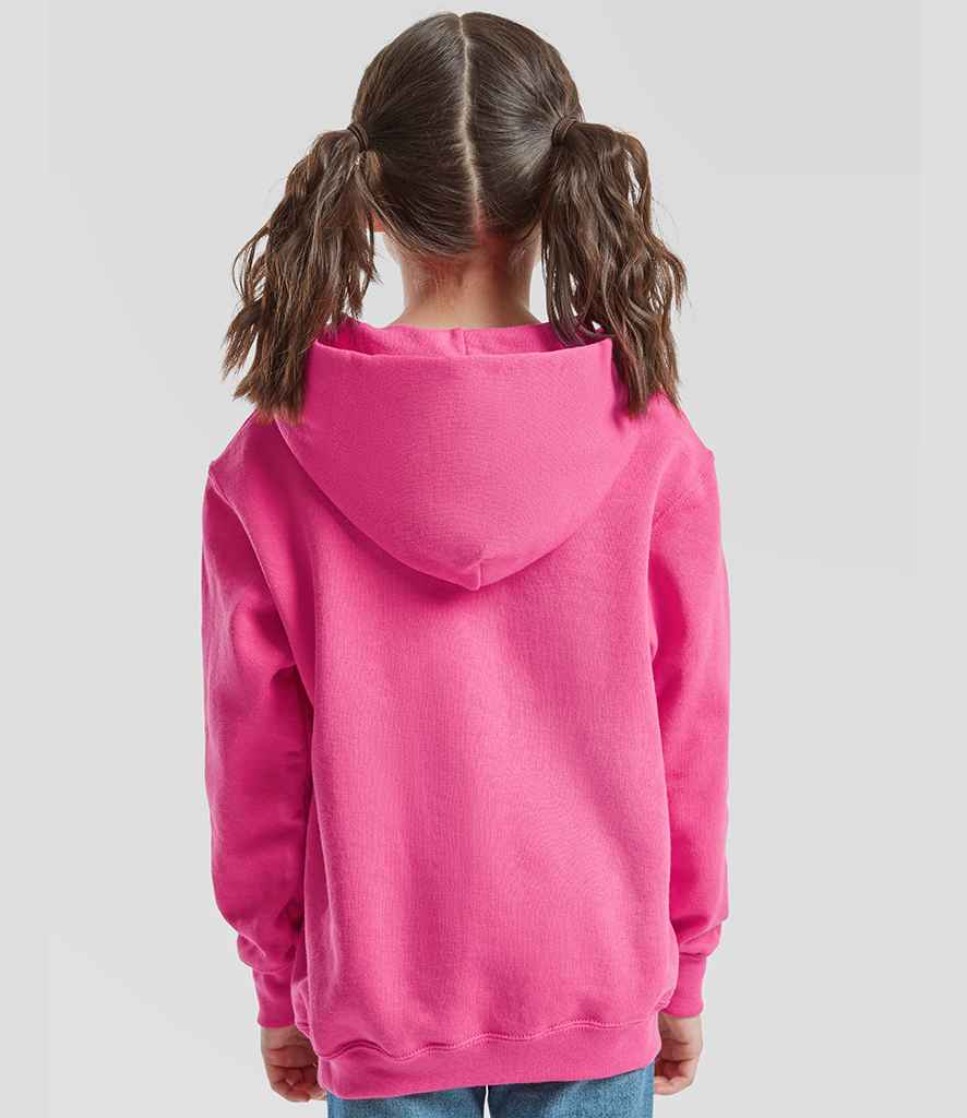 Fruit of the Loom Fruit of the Loom Kids Classic Hooded Sweatshirt Fuchsia