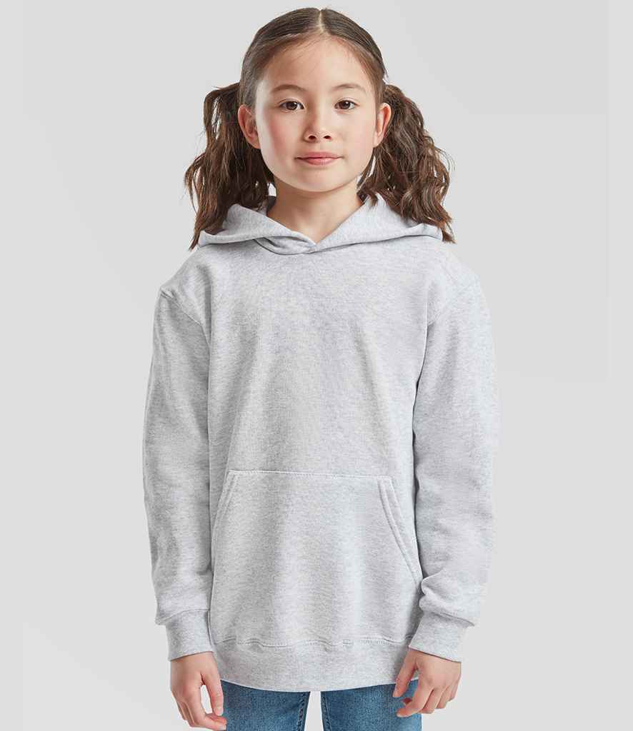 Fruit of the Loom Fruit of the Loom Kids Classic Hooded Sweatshirt Heather Grey