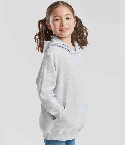 Fruit of the Loom Fruit of the Loom Kids Classic Hooded Sweatshirt Heather Grey