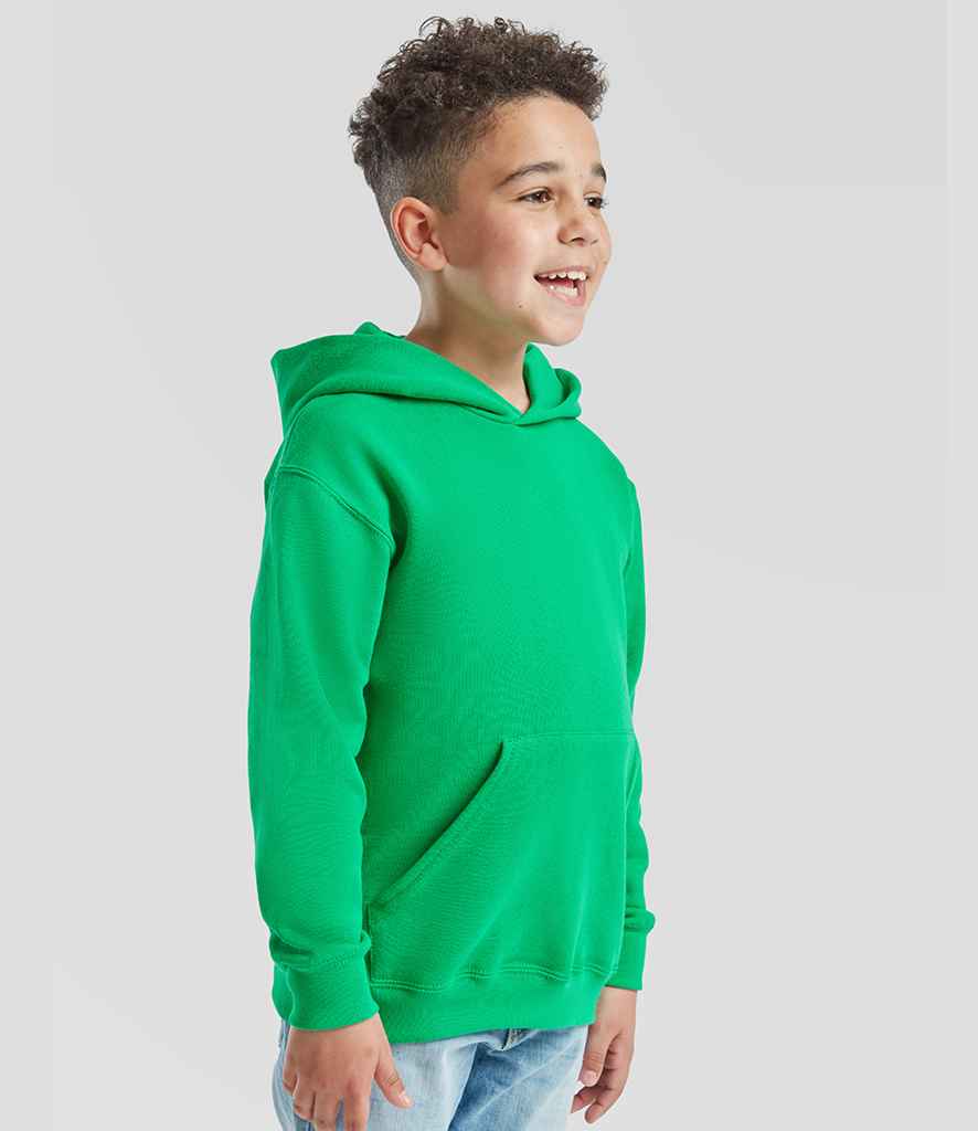 Fruit of the Loom Fruit of the Loom Kids Classic Hooded Sweatshirt Kelly Green