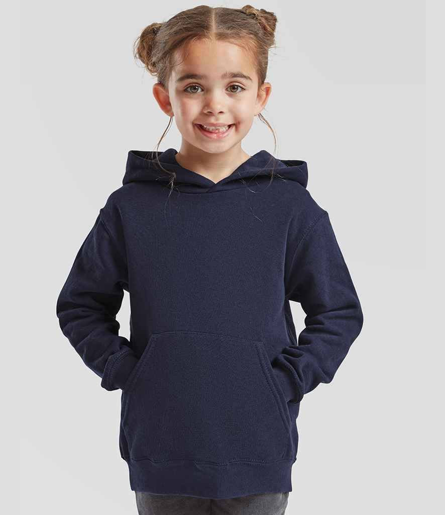 Fruit of the Loom Fruit of the Loom Kids Classic Hooded Sweatshirt Navy