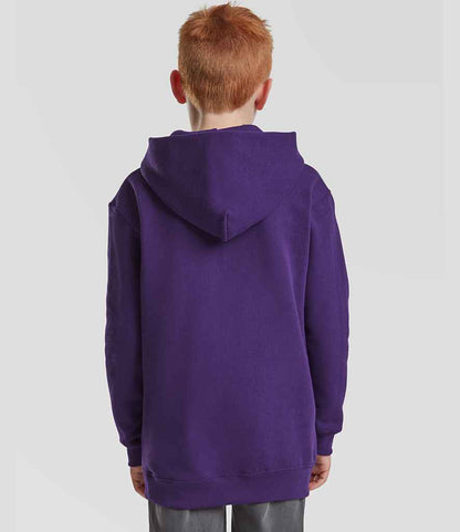 Fruit of the Loom Fruit of the Loom Kids Classic Hooded Sweatshirt Purple