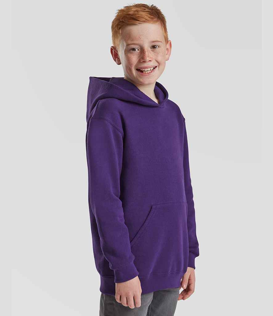 Fruit of the Loom Fruit of the Loom Kids Classic Hooded Sweatshirt Purple