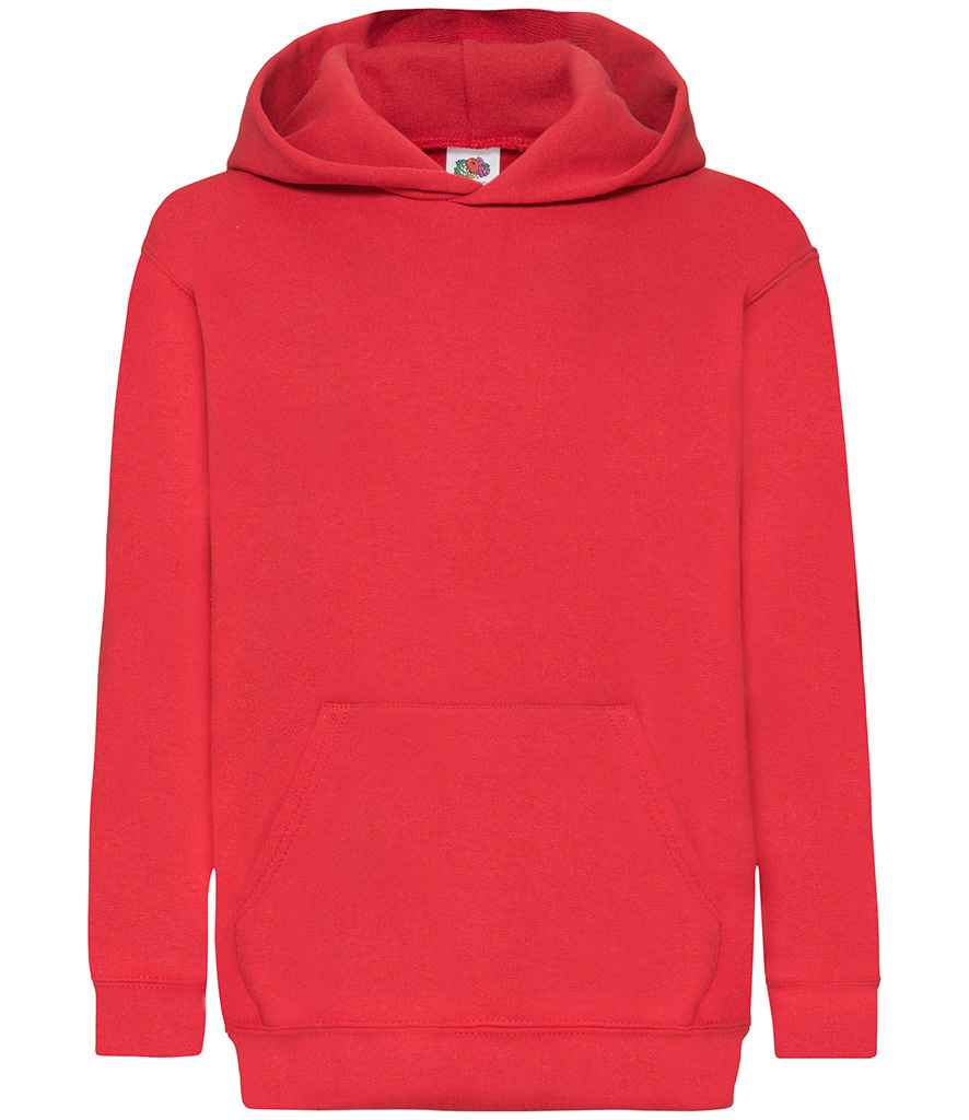 Fruit of the Loom Fruit of the Loom Kids Classic Hooded Sweatshirt Red