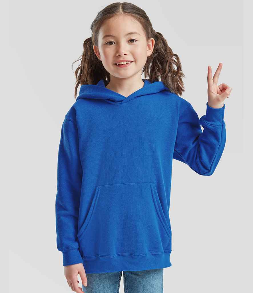 Fruit of the Loom Fruit of the Loom Kids Classic Hooded Sweatshirt Royal Blue