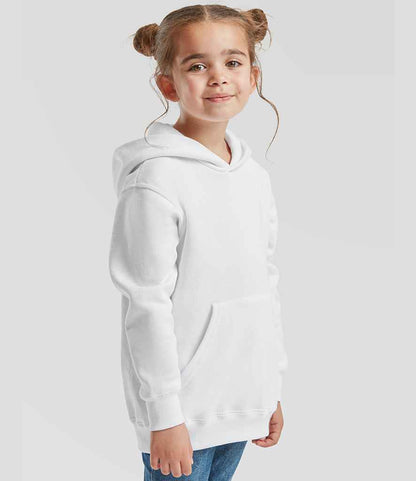 Fruit of the Loom Fruit of the Loom Kids Classic Hooded Sweatshirt White