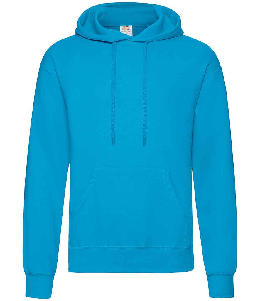 Fruit of the Loom Classic Hooded Sweatshirt in Azure