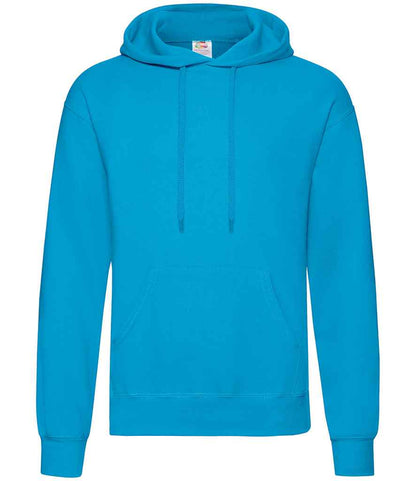 Fruit of the Loom Classic Hooded Sweatshirt in Azure