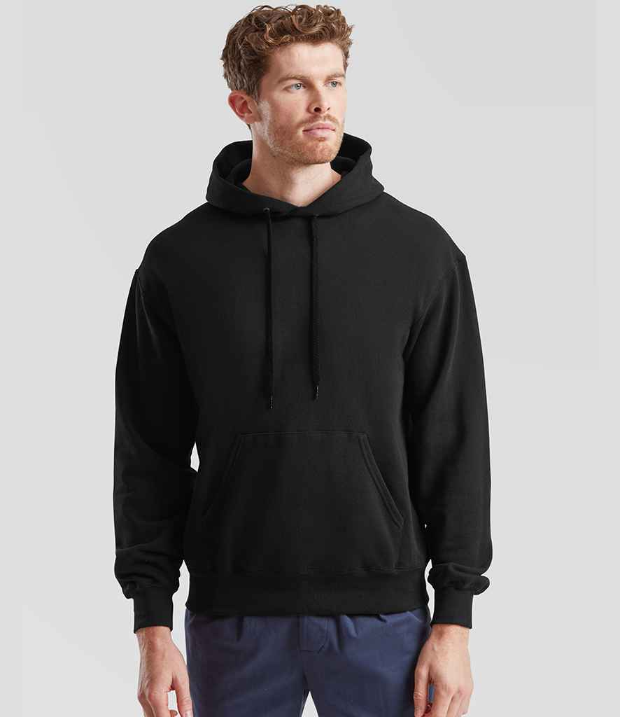 Fruit of the Loom Fruit of the Loom Classic Hooded Sweatshirt Black