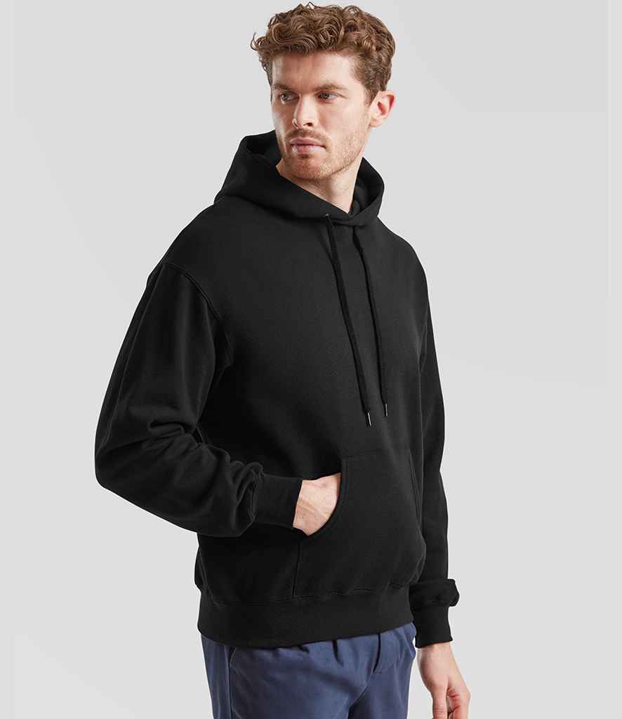 Fruit of the Loom Fruit of the Loom Classic Hooded Sweatshirt Black