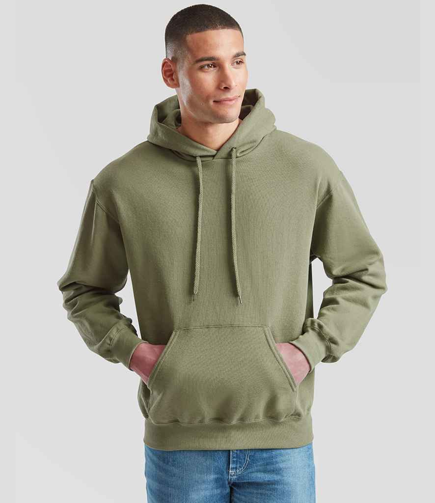 Fruit of the Loom Fruit of the Loom Classic Hooded Sweatshirt Classic Olive