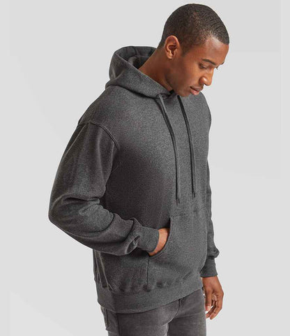 Fruit of the Loom Fruit of the Loom Classic Hooded Sweatshirt Dark Heather
