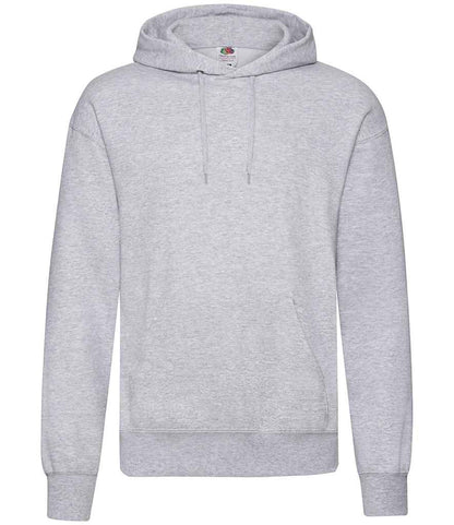 Fruit of the Loom Classic Hooded Sweatshirt in Heather Grey