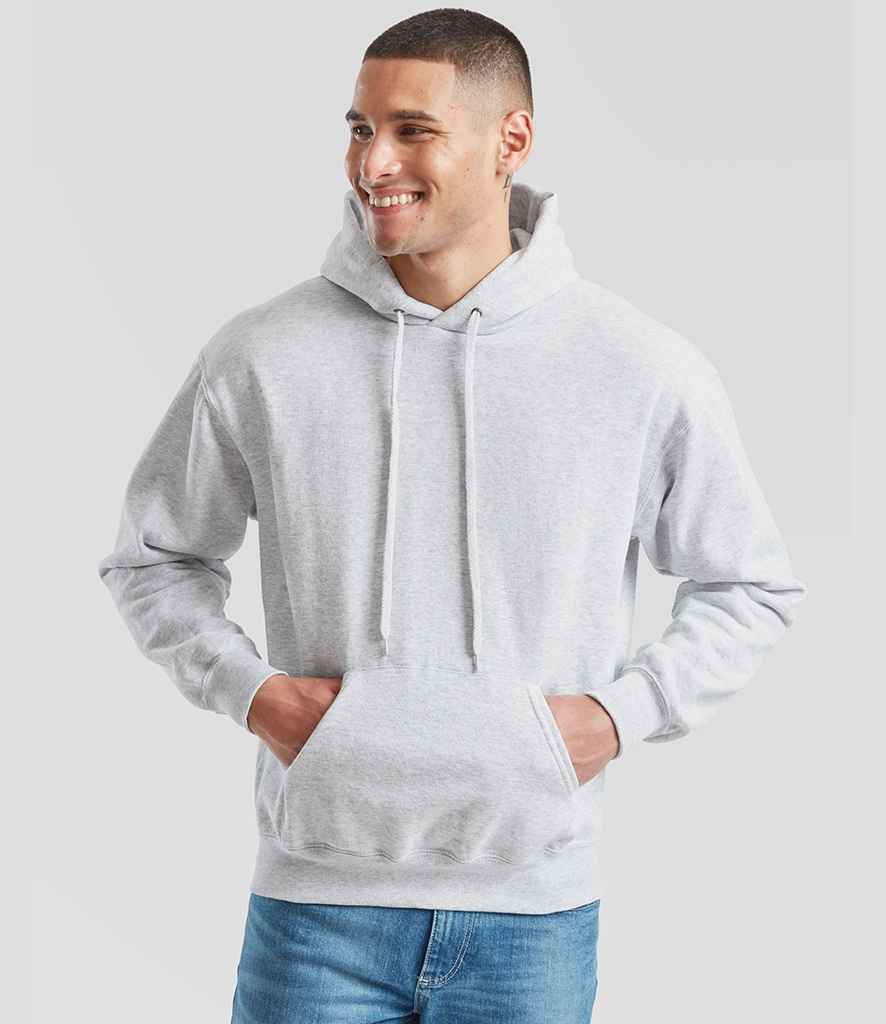 Fruit of the Loom Fruit of the Loom Classic Hooded Sweatshirt Heather Grey