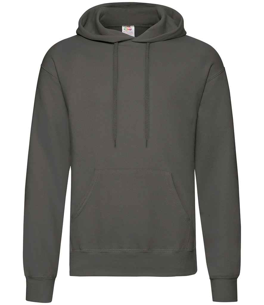 Fruit of the Loom Classic Hooded Sweatshirt in Light Graphite