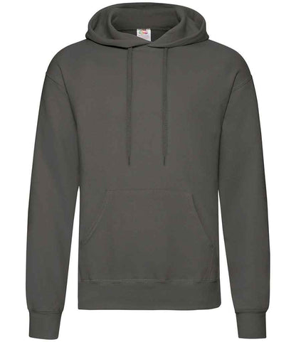 Fruit of the Loom Classic Hooded Sweatshirt in Light Graphite