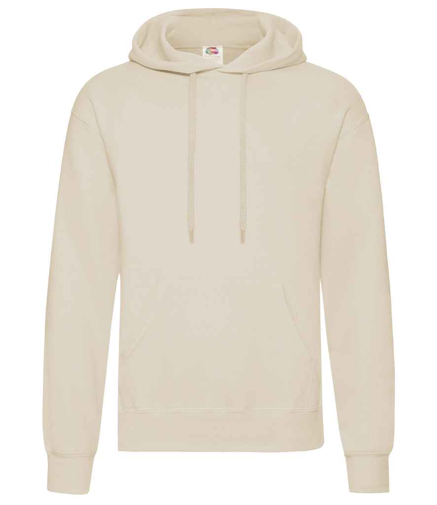 Fruit of the Loom Classic Hooded Sweatshirt in Natural