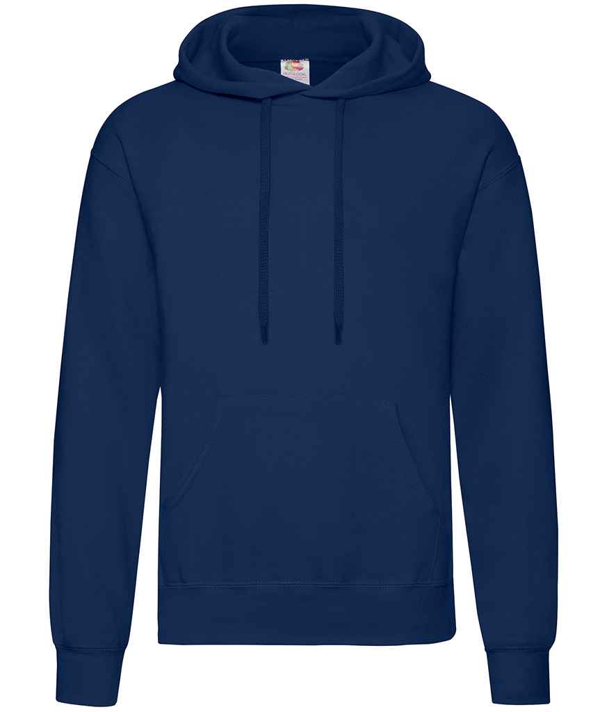 Fruit of the Loom Classic Hooded Sweatshirt in Navy