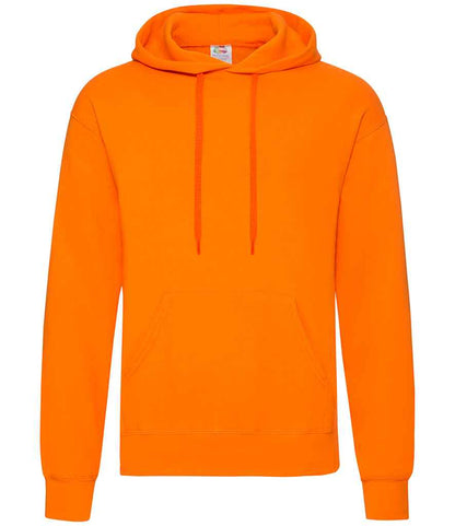 Fruit of the Loom Classic Hooded Sweatshirt in Orange