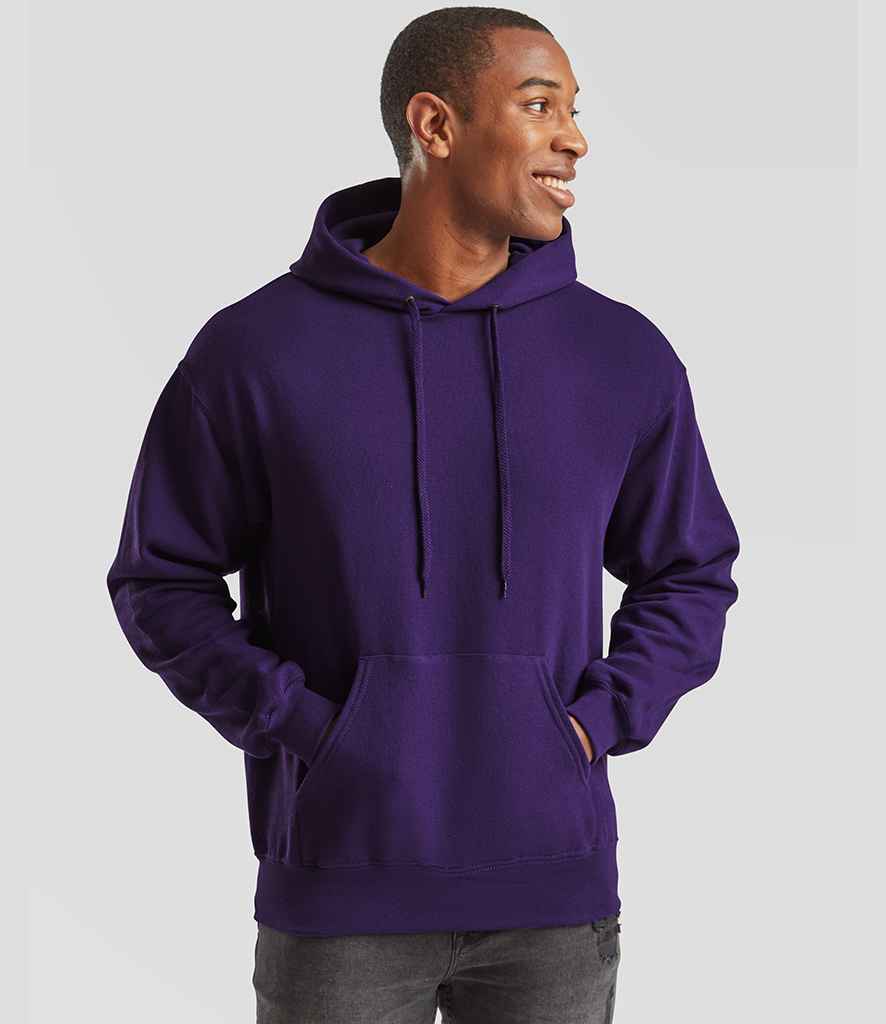 Fruit of the Loom Fruit of the Loom Classic Hooded Sweatshirt Purple