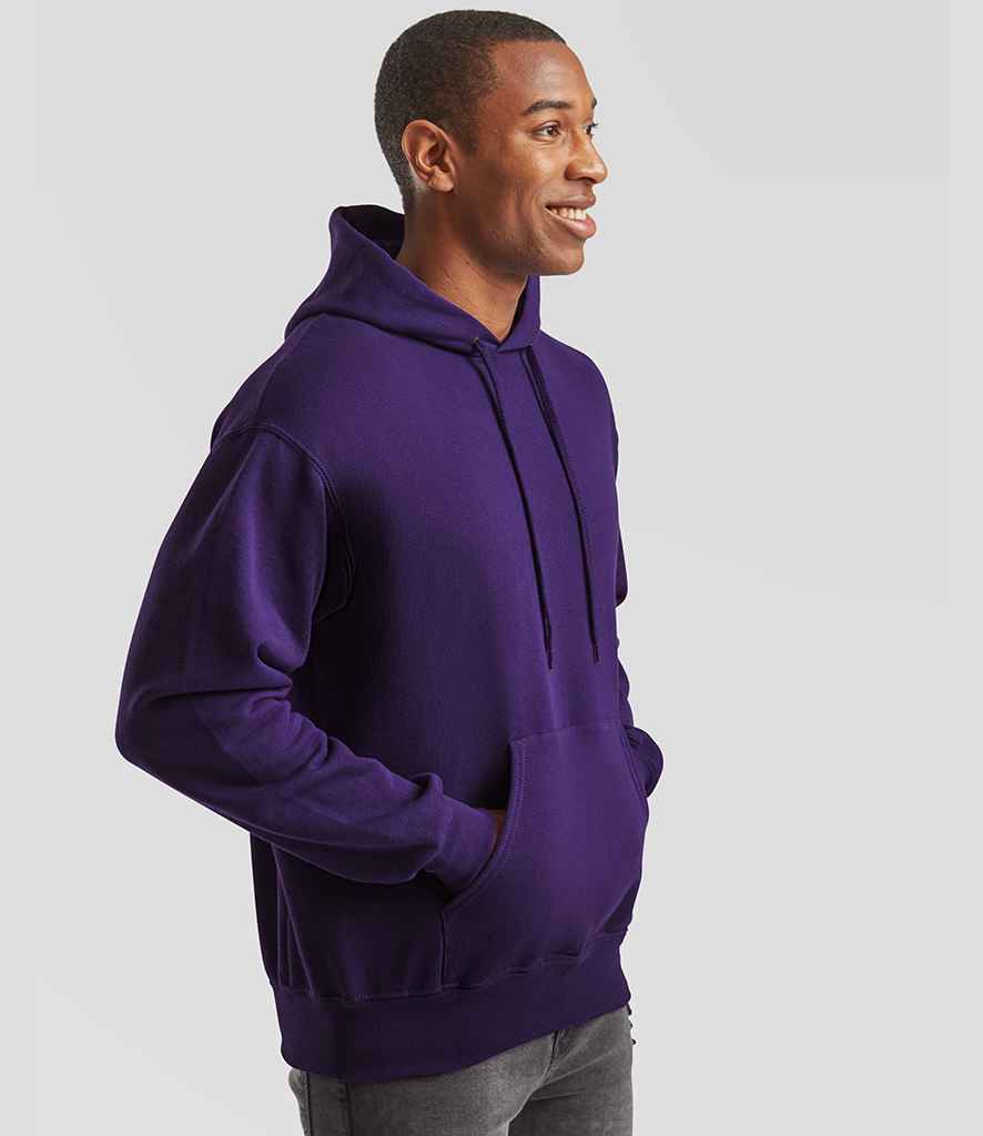 Fruit of the Loom Fruit of the Loom Classic Hooded Sweatshirt Purple