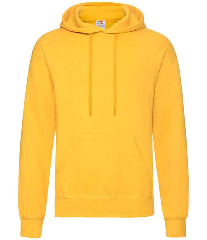 Fruit of the Loom Classic Hooded Sweatshirt in Sunflower