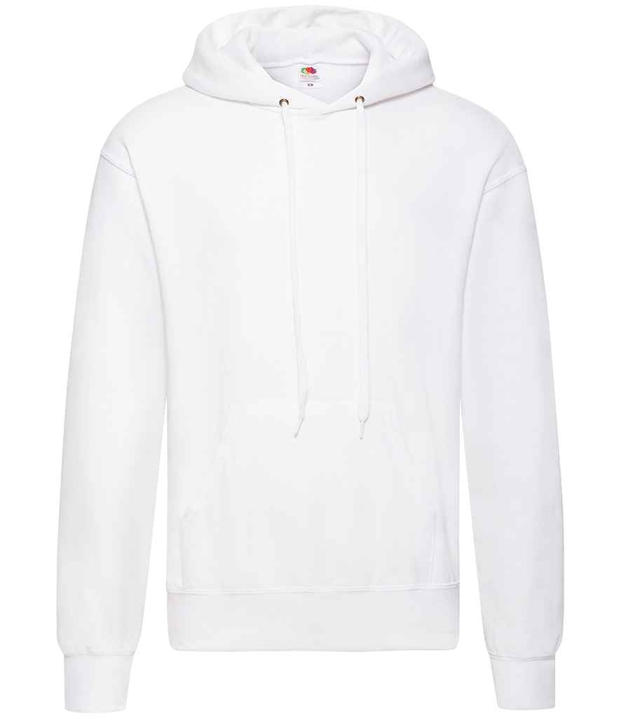 Fruit of the Loom Classic Hooded Sweatshirt in White