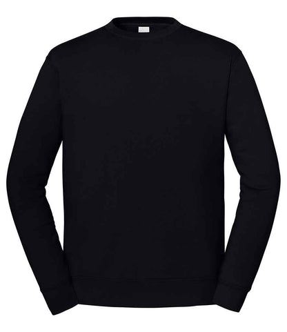 Fruit of the Loom Iconic Premium Set-In Sweatshirt in Black