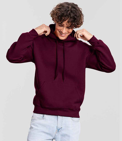 Fruit of the Loom Fruit of the Loom Iconic Premium Hooded Sweatshirt Burgundy